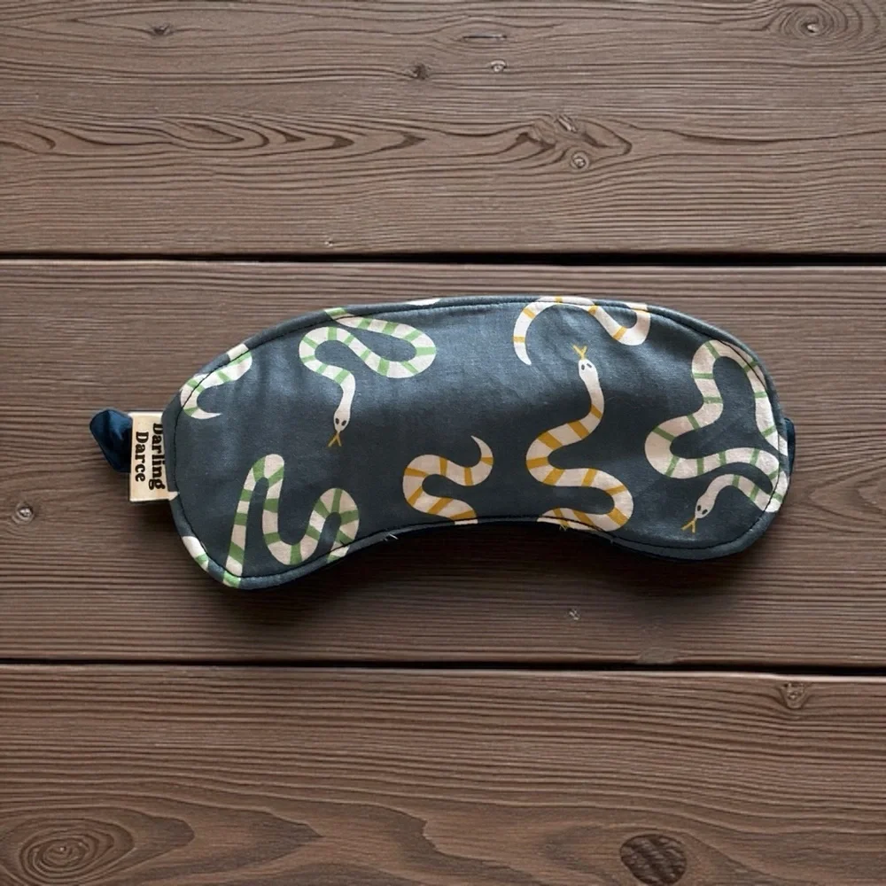 Kids Snake Print Sleep Mask